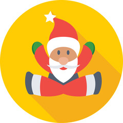 Santa Claus Vector Icon 