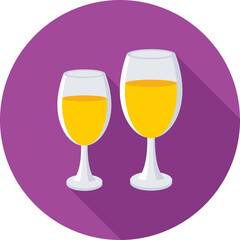 Wine Glass Vector Icon