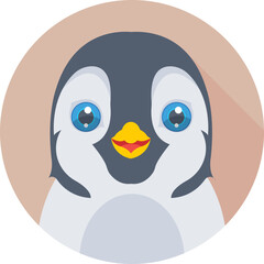 Penguin Vector Icon