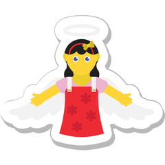 Angel Colored Vector Icon