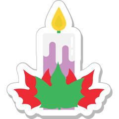 Mistletoe Colored Vector Icon