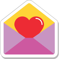Greeting Card Colored Vector Icon