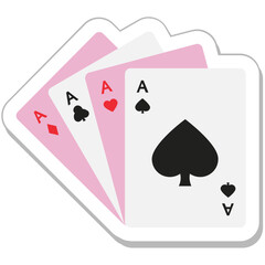 Poker Card Colored Vector Icon