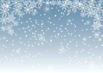 雪　結晶　背景　イラスト