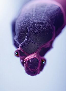 Alien microbe from space, conceptual illustration