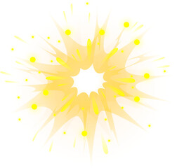 Festive firework sparkle