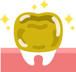 金歯のイラスト