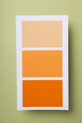 Concept of colors for design, color palettes, top view