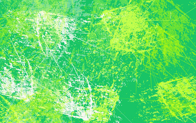 Abstract grunge texture green color background vector