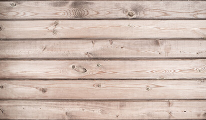 Fototapeta na wymiar Background of wooden light gray and brown vintage planks as abstract copy space for texture