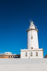 Iconic Lighthouse in Málaga, Spain