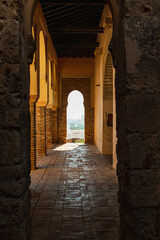 The Alcazaba palatial fortress in Málaga, Spain