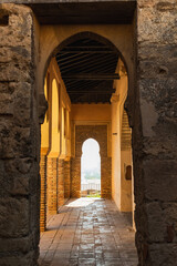 The Alcazaba palatial fortress in Málaga, Spain