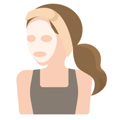 woman flat icon