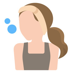 woman flat icon