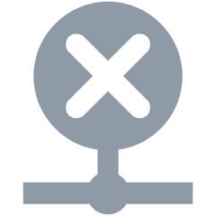 Server Disconnect Vector Icon