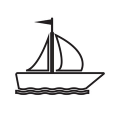 sailing ship icon