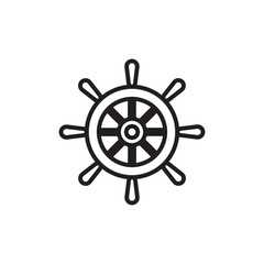 ship rudder icon