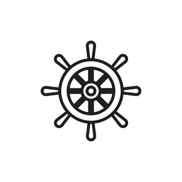 ship rudder icon