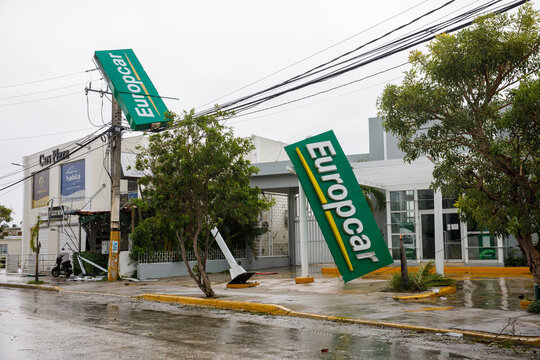 29.09.2022 Consequences of Hurricane Fiona. Dominican Republic. Punta cana.
