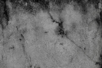 Dark black concrete grunge texture wall background. Horror concept