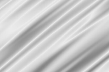 Abstract Background on isolated. Abstract white waves. Wave from Curtain. White wave background.