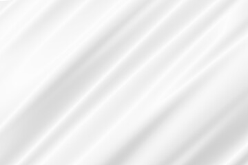 Obraz premium Abstract Background on isolated. Abstract white waves. Wave from Curtain. White wave background.