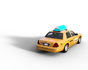 タクシー アドスペース コピースペース 影付き 透過影 半透明影 透過PNG