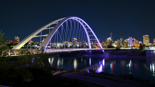 Walterdale Bridge Edmonton City Alberta