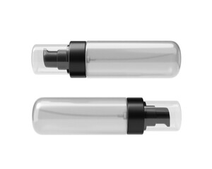 Blank Spray Bottle packaging with transparent background.