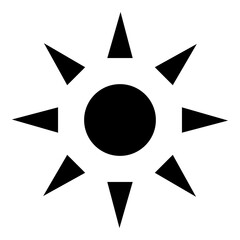 sun black silhouette illustration