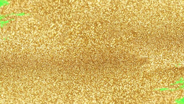 Gold Glitter Color Spread On Surface_JP