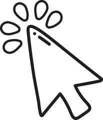 click pointer icon