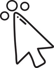 click pointer icon