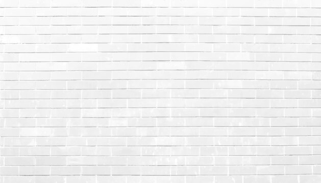 white brick wall texture for background usage as a backdrop design. Modern white brick wall texture background. Abstract brickwork for backdrop.