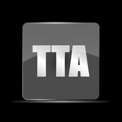 TTA File Icon, Flat Design Style