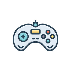 Color illustration icon for game