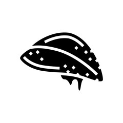 frost winter glyph icon vector. frost winter sign. isolated symbol illustration