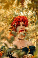 series of pictures of a red-haired girl in rowan