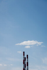 View of the thermal power plant