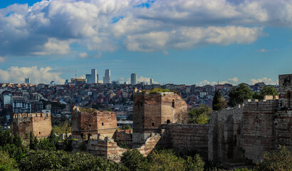 Fototapeta premium panorama of the town