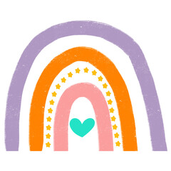 Cute Rainbow Illustration