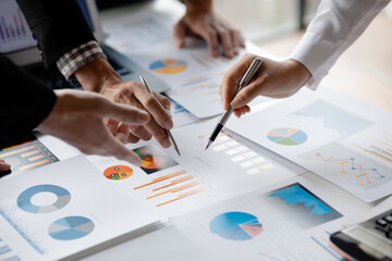 The sales department is having a monthly summary meeting to bring it to the department manager,...