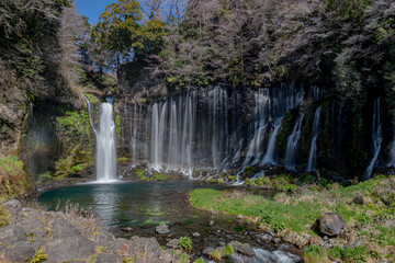 Fototapeta na wymiar 富士白糸の滝