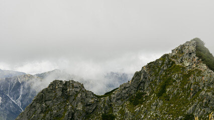Fototapeta na wymiar landscape with fog