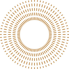 Sunburst Abstract Decorative element. Vector illustration