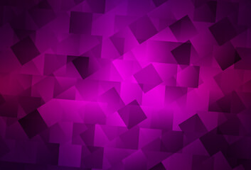 Dark Purple vector background with rectangles.