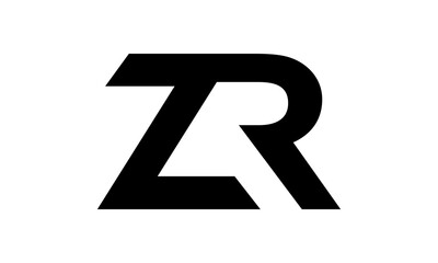 icon ZR logo letter monogram