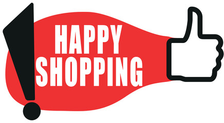 RED BANNER STAIN_LIKE HAPPY SHOPPING