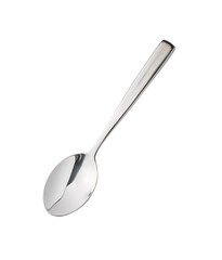 Steel teaspoon on transparent background, PNG image - 531905557